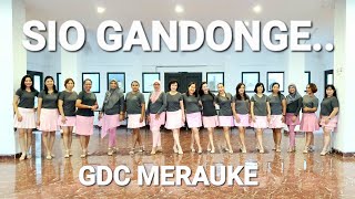 SIO GANDONGEEE.. // LINE DANCE // Choreo CAECILIA M FATRUAN // GDC MERAUKE PAPUA INA