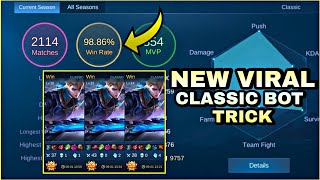 NEW TRICK TO GET MATCH UP AGAINST BOTS IN CLASSIC | MOBILE LEGENDS screenshot 4