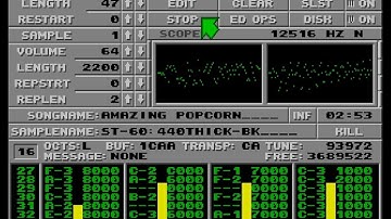 Atari ST Protracker Mods - Amazing Popcorn