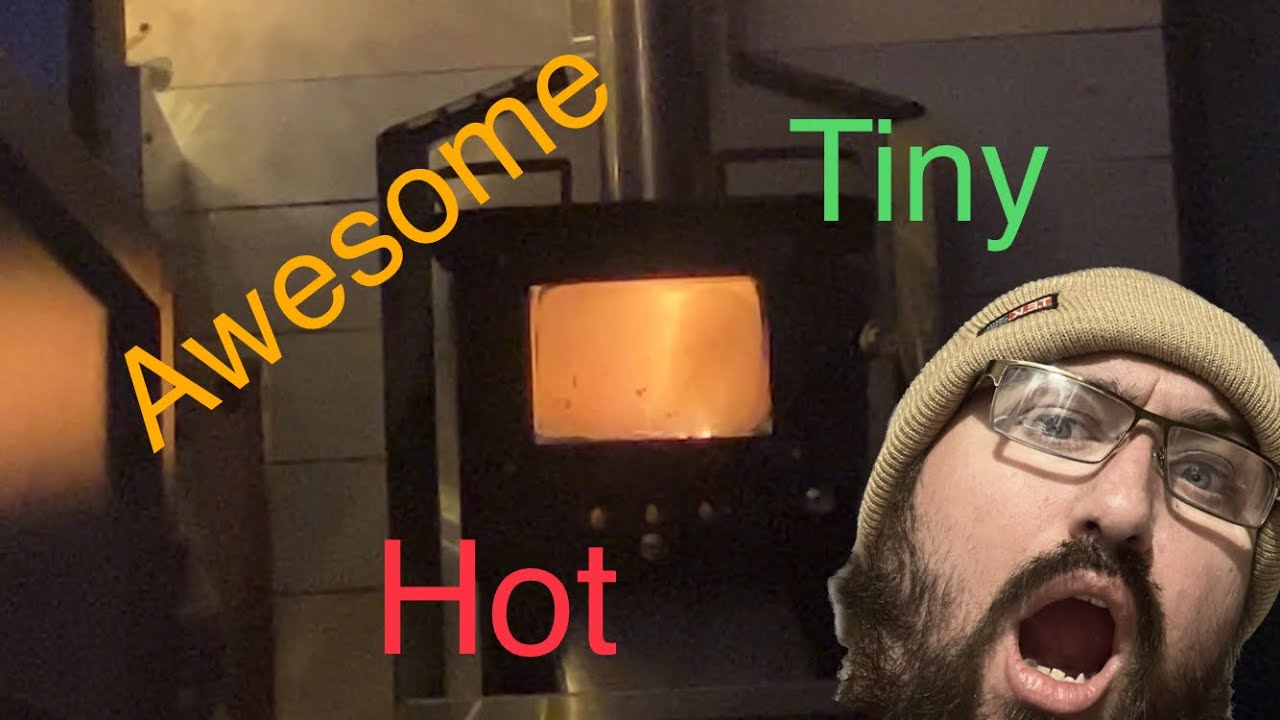 Cubic Mini Grizzly Install @CUBICMINIWOODSTOVES - YouTube