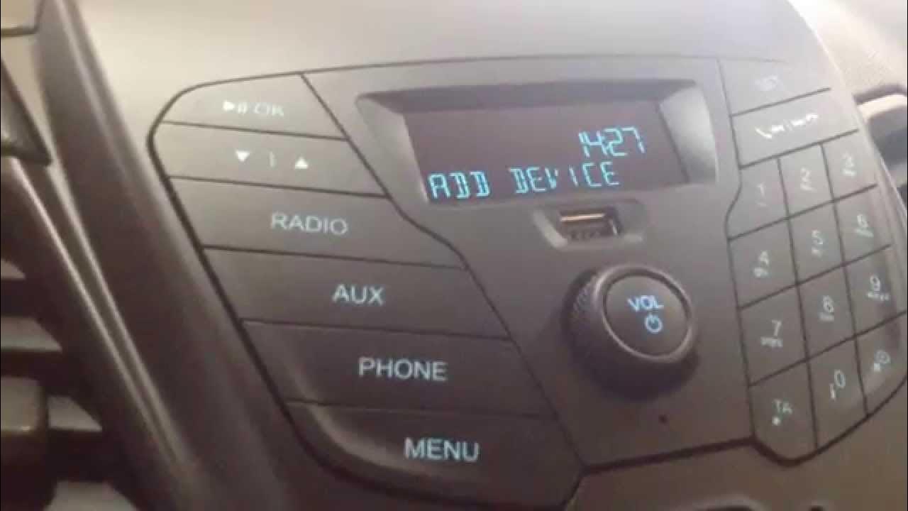Ford как подключить блютуз Ford New Fiesta 2015 - Pareamento de Celular - YouTube