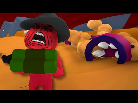 Chased Relentlessly by a Massive Worm for Simply 'Moseying Around' | Last Train Outta Wormtown