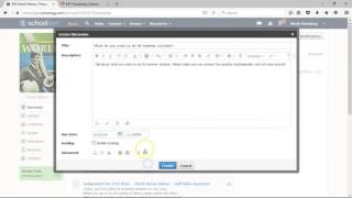 How to add Discussion Page on Schoology Net Worth