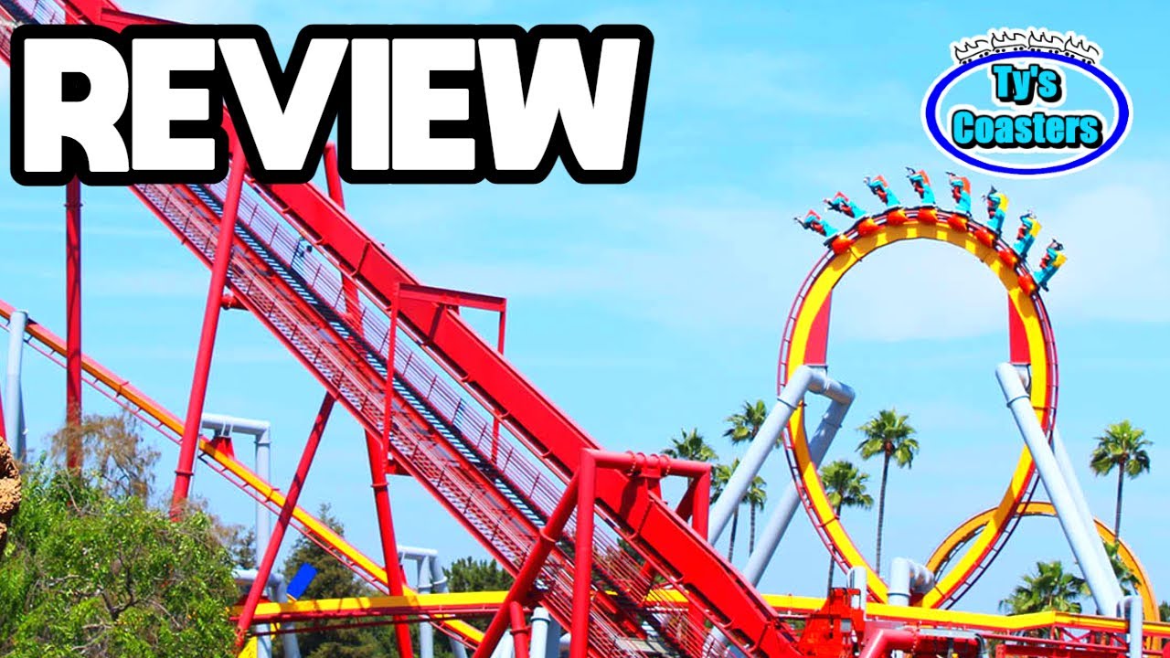 Silver Bullet Inverted Loop Silver Bullet Review - Knotts Berry Farm Inverted Coaster - YouTube