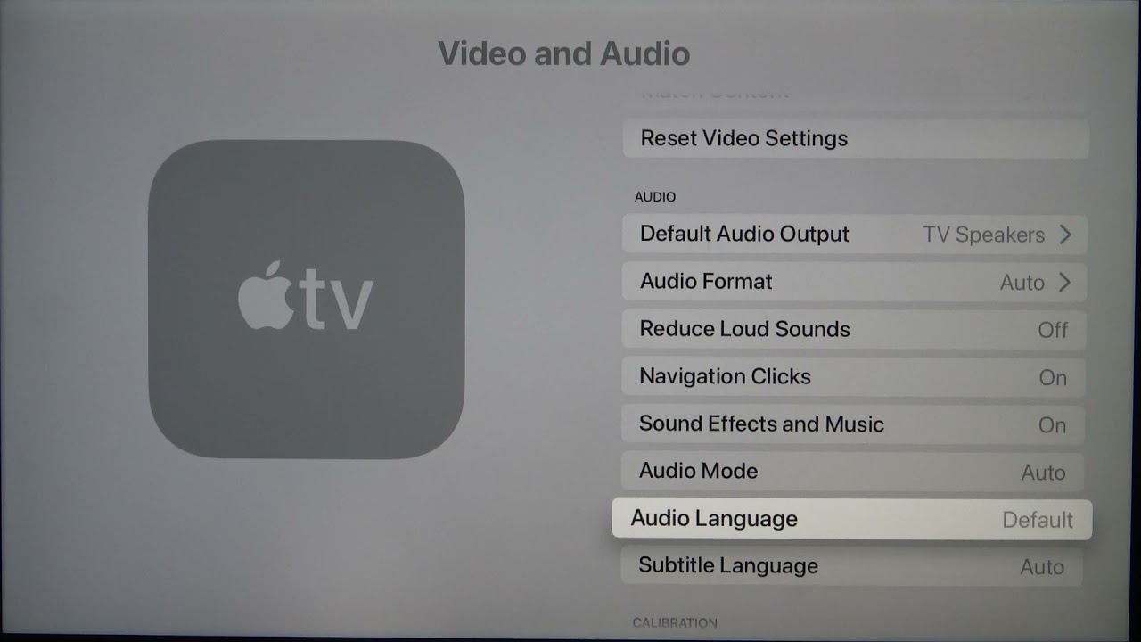 How to Change Default Audio Language on APPLE TV 4K - Switch English to Different Language YouTube