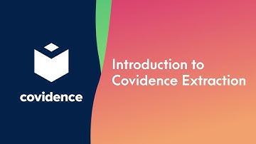 Introduction to Extraction with Covidence - DE2