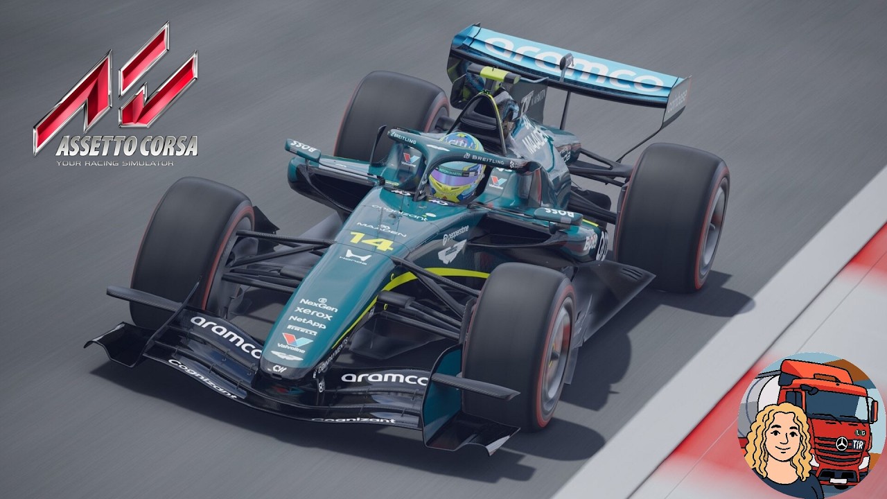 Assetto Corsa Grand Prix 2026 AMR26 by Sim Dream Development Test First Look Gameplay ITA