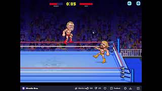 playing wrestle bros on crazy games for first time