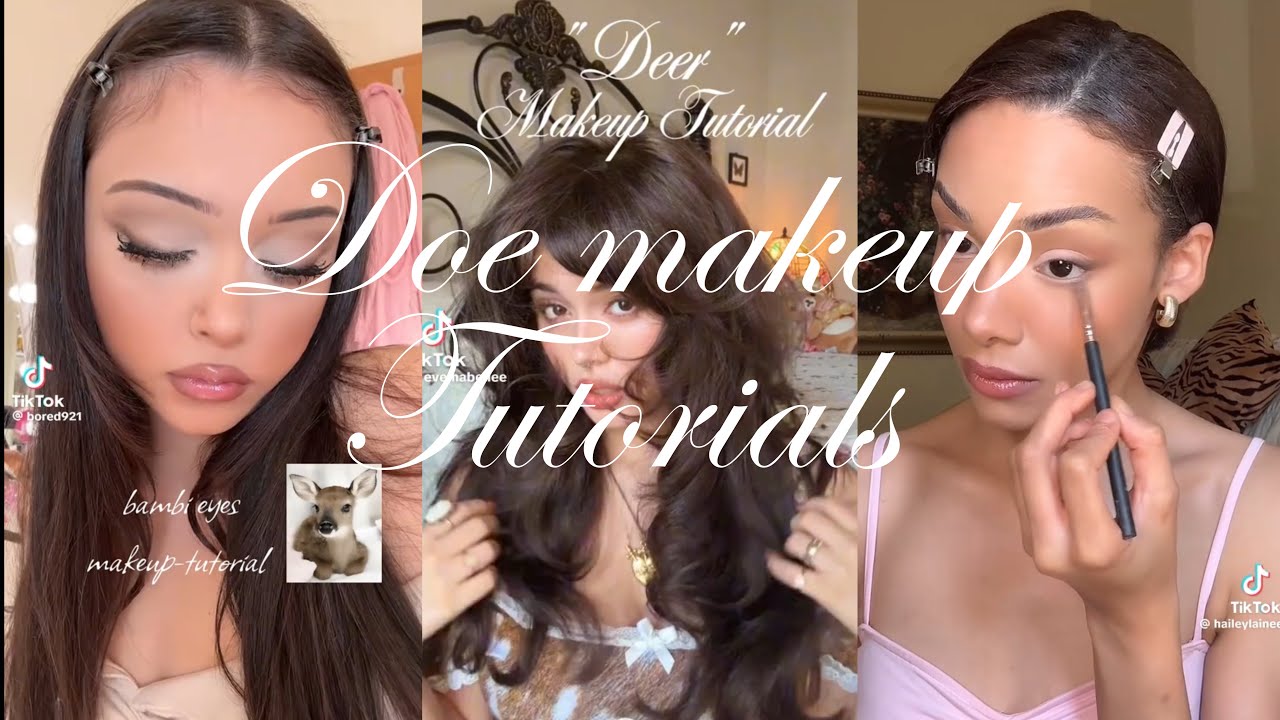 Doe makeup tutorials TikTok compilation 🦌