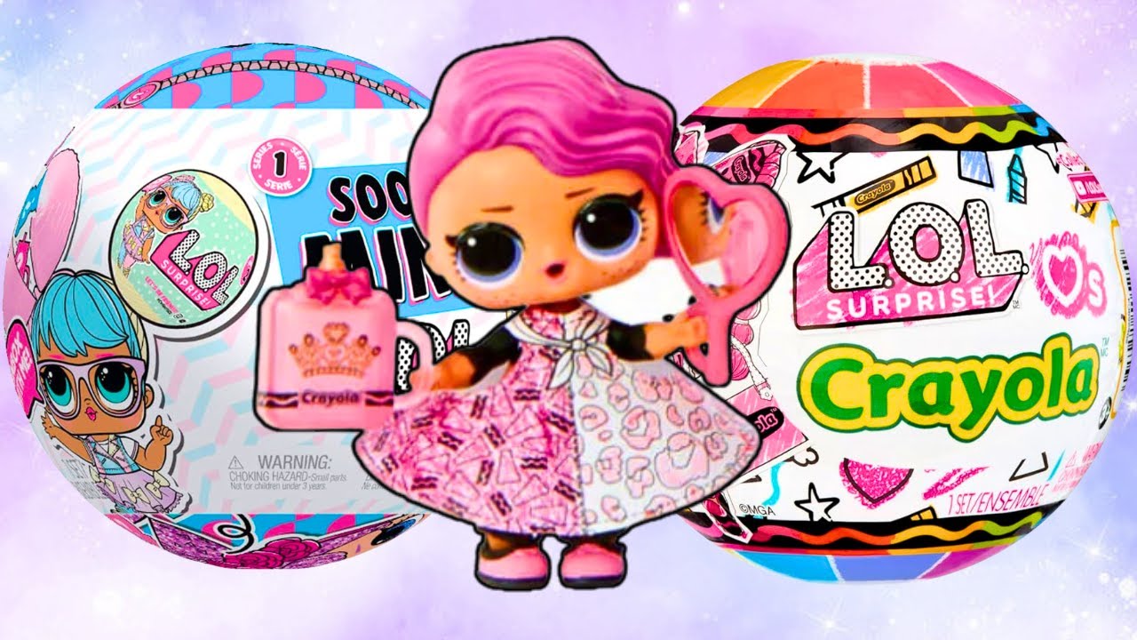 ASMR LOL Surprise Sooo Mini Crayola Dolls ASMR 