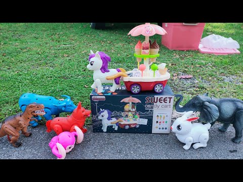 รีวิวชุดของเล่น ม้าโพนี่พร้อมเซตรถไอศครีมน่ารักมาก toy set review The pony with ice cream truck