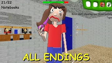 ALL ENDINGS - Alex school V2.2 (Baldi