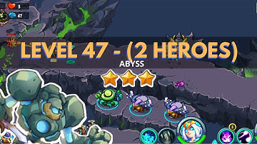 King of Defense: Level 47 (2 HEROES) / ABYSS / with basic heroes