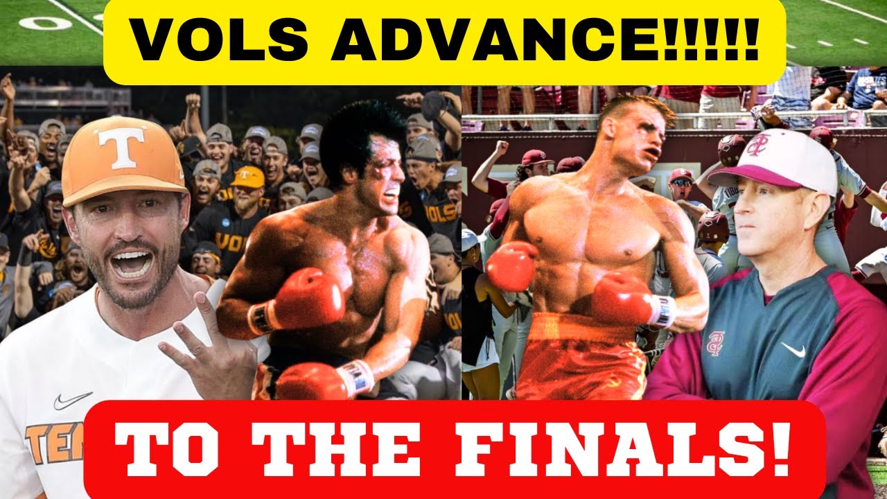VOLS ADVANCE TO FINALS!! TENNESSEE BASEBALL VS FSU BASEBALL, VOLS VS TEXAS A&M, COLLEGE WORLD SERIES