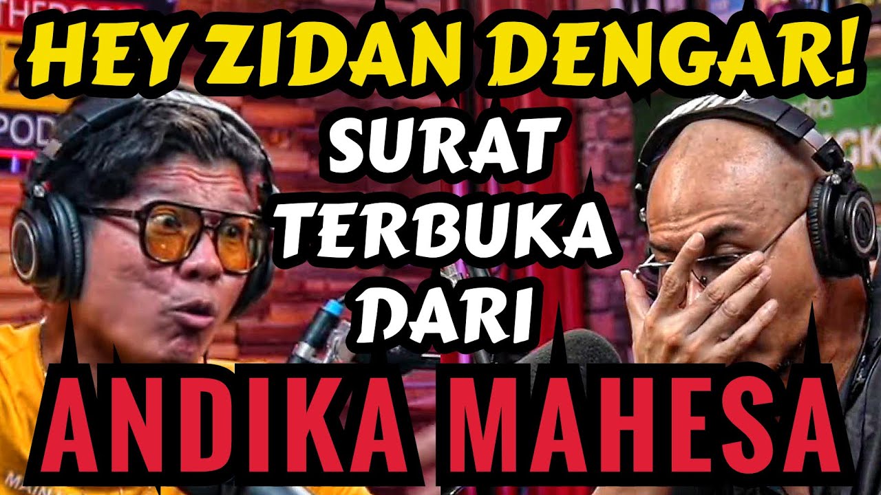 YA GUE MARAH‼️Kita udah ketemu loh padahal‼️ANDIKA MAHESA - ZIDAN - TRI SUAKA - Corbuzier Podcast