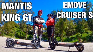 Emove Cruiser S & Mantis King GT | PERFORMANCE REVIEW & COMPARISON | $1350 vs $2150 | Discount Code!