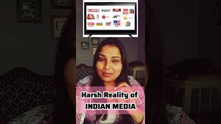 Harsh Reality of INDIAN MEDIA 💯💯#media #indianpolitics