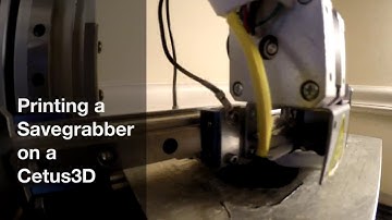 Printing the Savegrabber on a Cetus3D