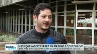 UTFPR Pato Branco oferta vagas para Mestrados e...