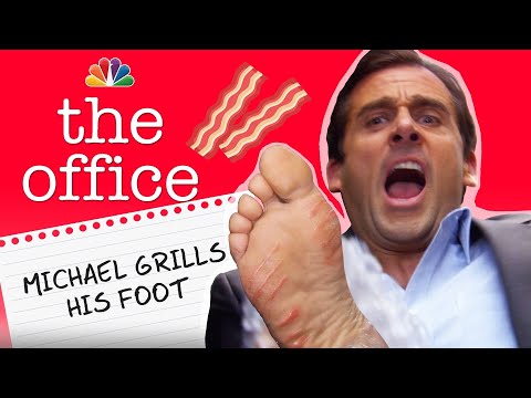 Michael Grills His Foot - The Office