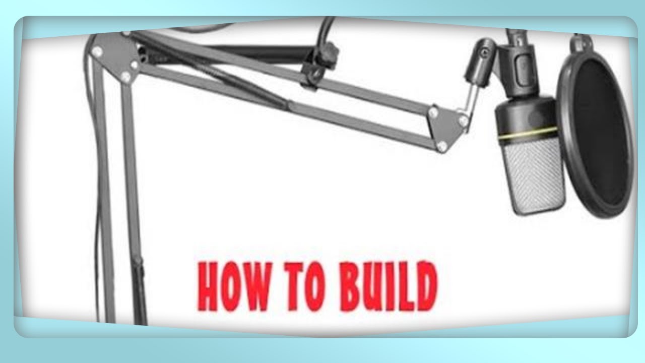 Make A Mic Suspension Boom Arm DIY and save big YouTube