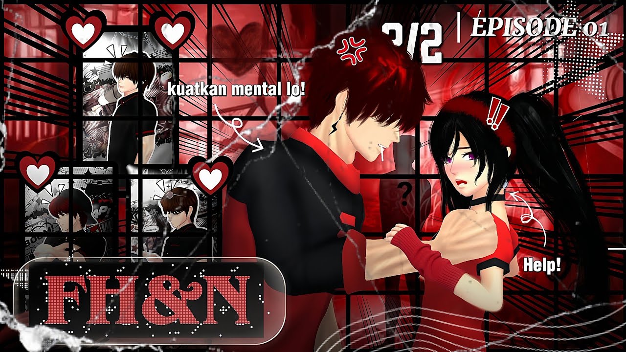 FOUR HEART & NADIRA #01 || PART 2/2 || DRAMA SAKURA SCHOOL SIMULATOR #sakuraschoolsimulator #sakura 