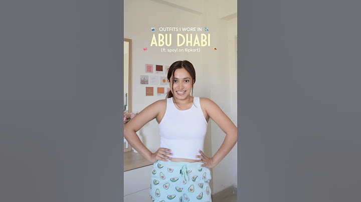 Outfits I Wore In Abu Dhabi👀✈️🏙️| #vacationoutfit #abudhabi #spoyl