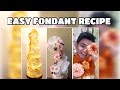 EASY FONDANT RECIPE/ ROLLED FONDANT Vlog 27 by marckevinstyle