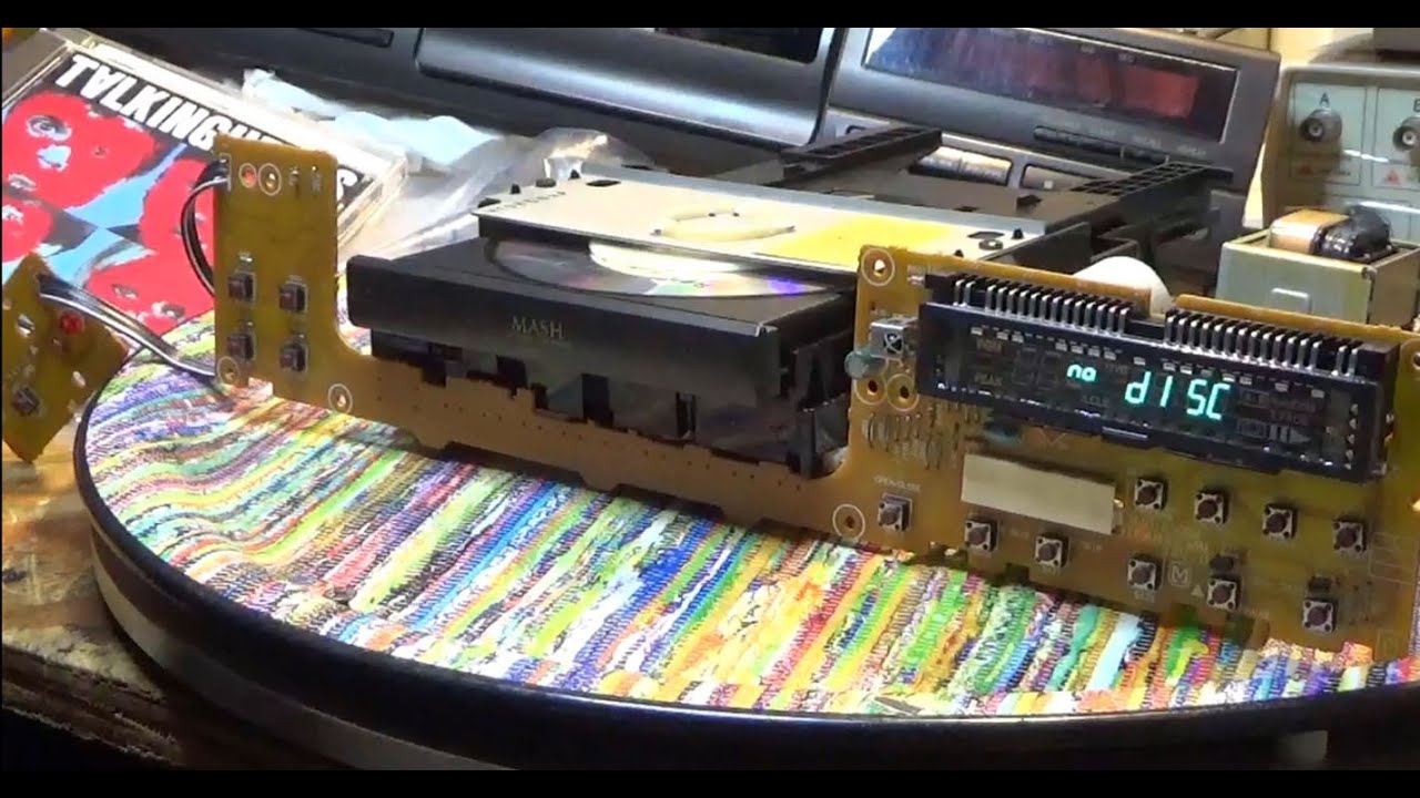 Technics SL-PG480A CD Loader Repair Part 1 of 2