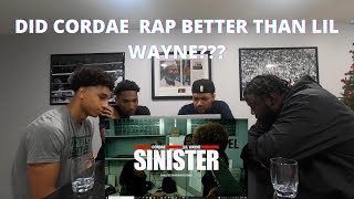 CORDAE FT LIL WAYNE SINISTER (REACTION!!!) WHO VERSE BETTER?