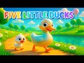 Five Little Ducks | Baby & Toddler Counting Song – Gentle 3D Cartoon