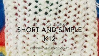 SHAWL NET DESIGN | KNITTING DESIGN // 23.