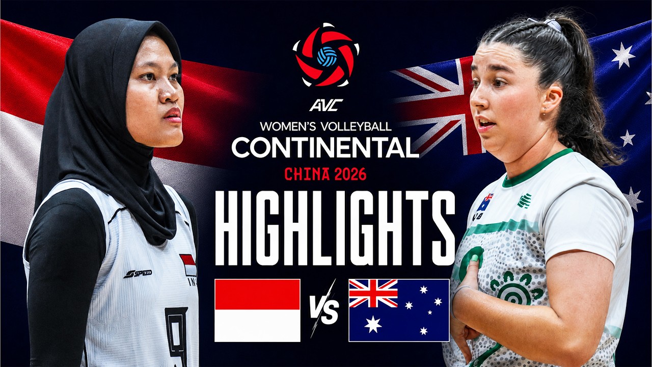 Indonesia 🇮🇩 vs Australia 🇦🇺 | Highlights | AVC Women's Continental Championship 2026