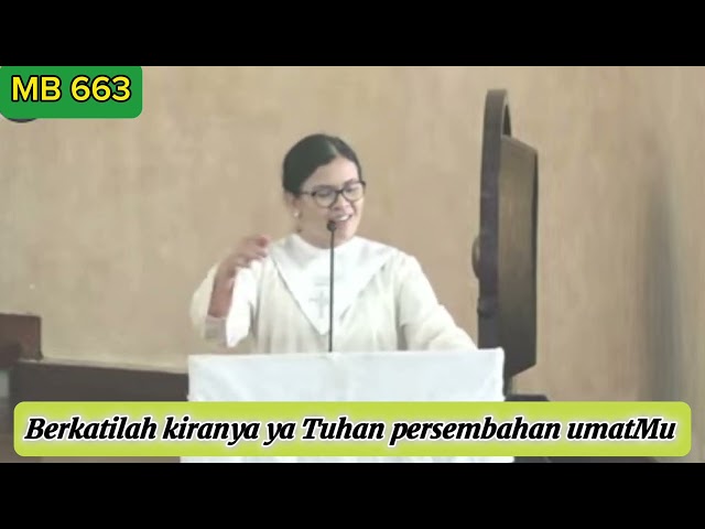 Madah Bakti 663, Persembahan umatMu, Lagu Misa, Lagu Persembahan class=