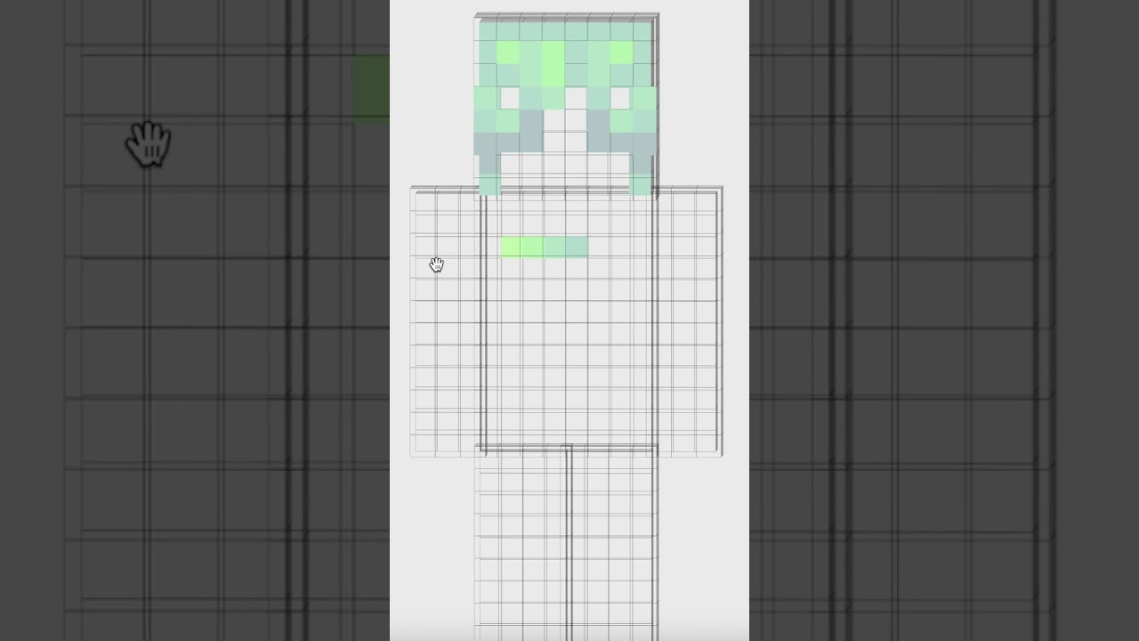 Как затенить волосы для женских скинов Minecraft! (Урок)
