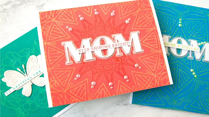 Layered Oxide Stamping (+ Mom Encouragement Cards)