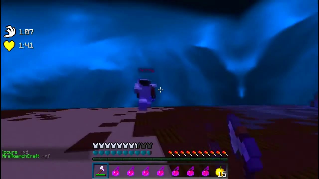 Um Jogador De Skywars No PotPvP