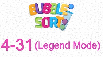 Bubble Sort Level 4-31 [SOLUTION]