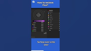 How to recieve Flux in Zelcore?