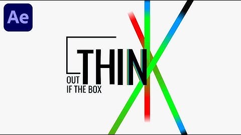 Creative Text Animation In Adobe After Effects - After Effects Tutorial - No Plugins.