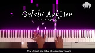 Video thumbnail of "Gulabi Aakhen | Piano Cover | Mohammed Rafi | Aakash Desai"