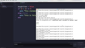 #8 Training your brain to be a developer - Booleans | Crystal Lang | #codingphase