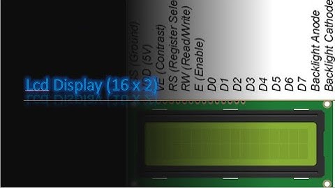How to interface LCD display  with Arduino UNO