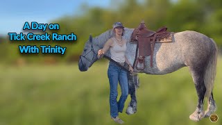 Moving Livestock and Riding horses | Tick Creek Ranch