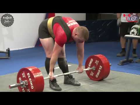 Carl Petter Sommerseth - 9th Place 992.5kg Total - 120kg Class 2021 IPF World Open Championship