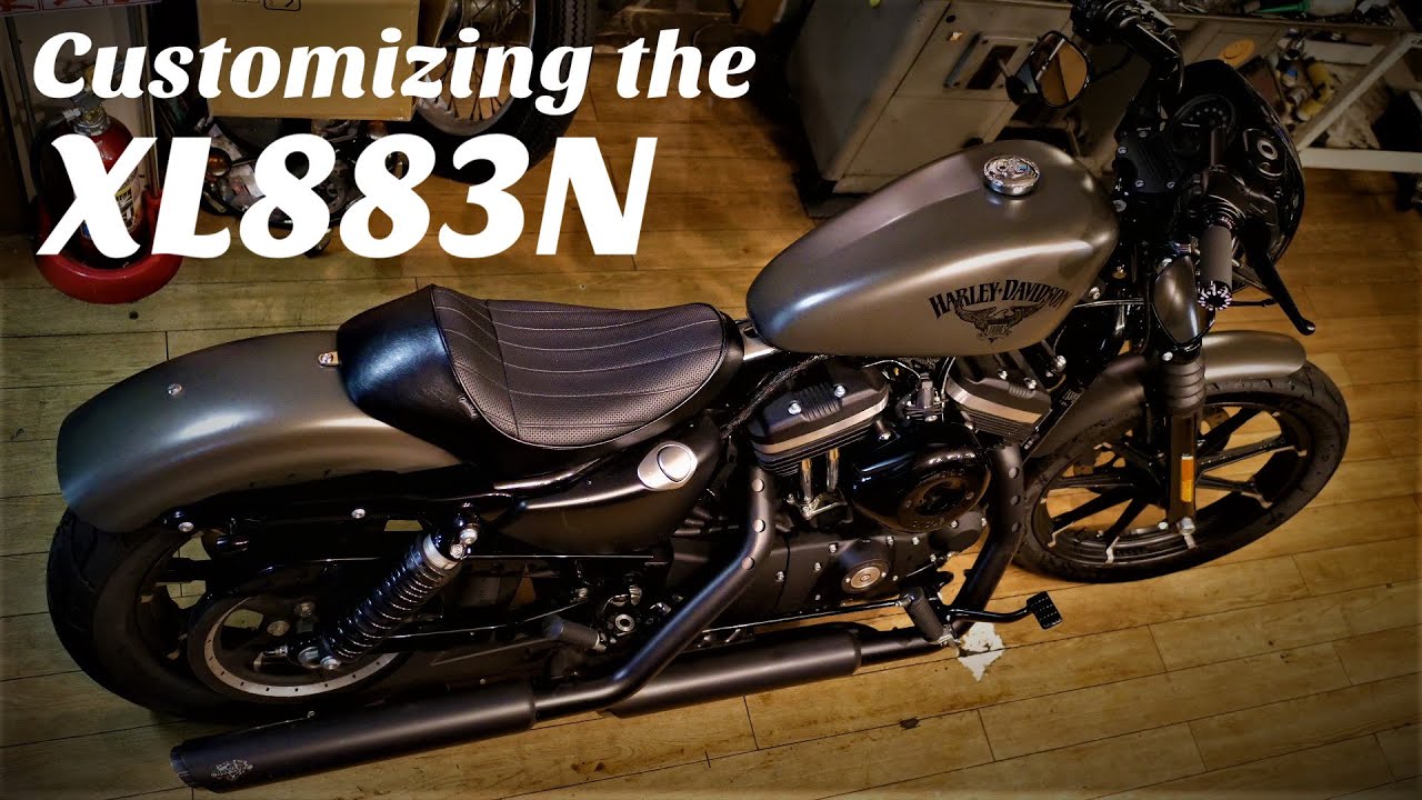 【カスタムハーレー】XL883N ポイントをおさえてかっこよくカスタム！