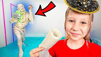 Nastya Opens a Spooky Halloween Shop for Kids