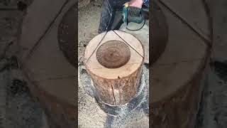 Как сделать мебель из полена #своимируками #лайвхак #мебель #как