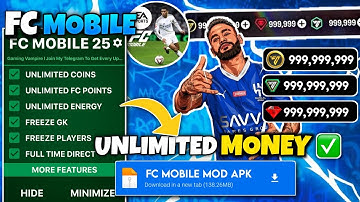 FC Mobile 26 MOD MENU v26.1.02 - Unlimited Money & Fc Points | FC MOBILE MOD APK 2025