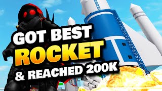 Got the Best Rocket in 321 Blast Off Simulator on Roblox (Sky Dragon)